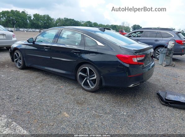 1HGCV1F31LA042988 2020 HONDA ACCORD Black Tył lewy