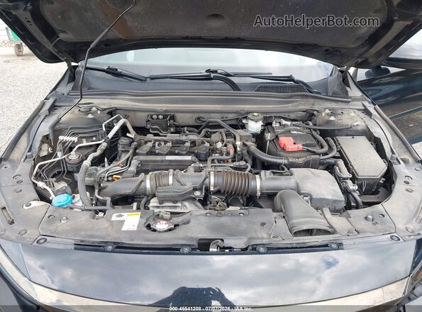 1HGCV1F31LA042988 2020 HONDA ACCORD Black Widok z tyłu