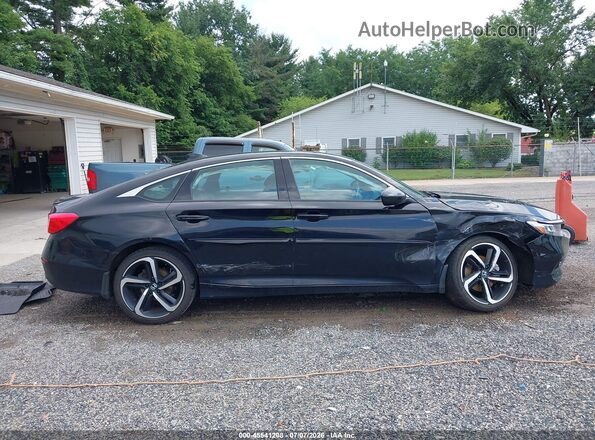1HGCV1F31LA042988 2020 HONDA ACCORD Black Widok wnętrza z tyłu