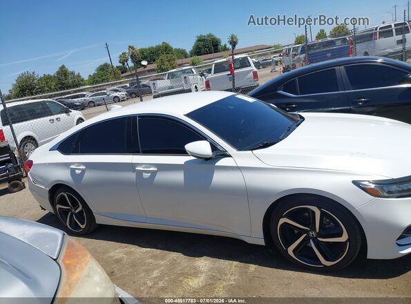 1HGCV1F31LA047608 2020 HONDA ACCORD White Вид задньої частини салону