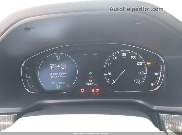 1HGCV1F31LA047608 2020 HONDA ACCORD White Вид задніх сидінь