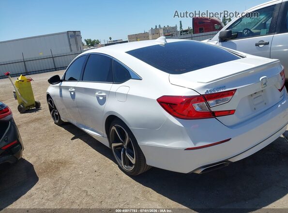 1HGCV1F31LA047608 2020 HONDA ACCORD White Задня ліва чверть