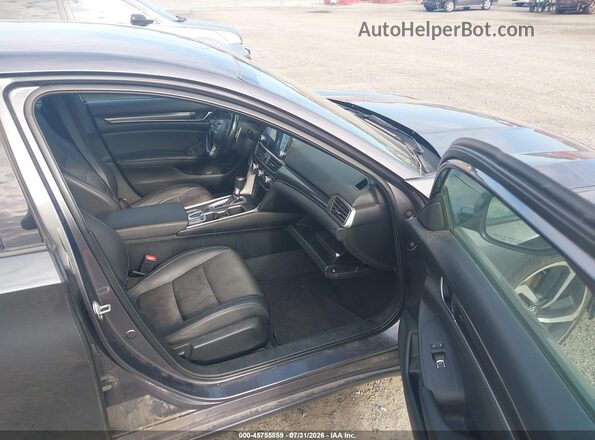 1HGCV1F31LA071892 2020 HONDA ACCORD Gray Вид салону спереду