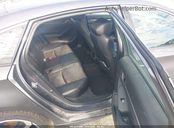 1HGCV1F31LA071892 2020 HONDA ACCORD Gray Вид наклейки з VIN-кодом