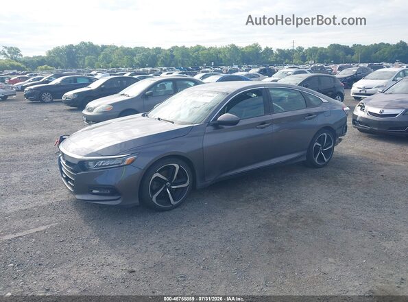 1HGCV1F31LA071892 2020 HONDA ACCORD Gray Передня ліва чверть