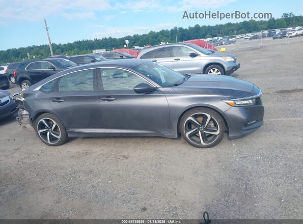 1HGCV1F31LA071892 2020 HONDA ACCORD Gray Вид задньої частини салону
