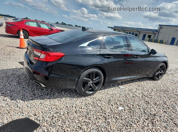 1HGCV1F31LA081709 2020 HONDA ACCORD Black Задня права чверть