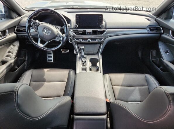 1HGCV1F31LA081709 2020 HONDA ACCORD Black Вид панелі приладів