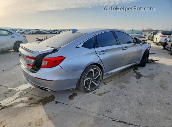 1HGCV1F31LA087865 2020 HONDA ACCORD Silver Tył prawy