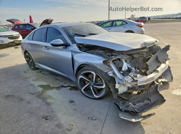 1HGCV1F31LA087865 2020 HONDA ACCORD Silver Przód prawy