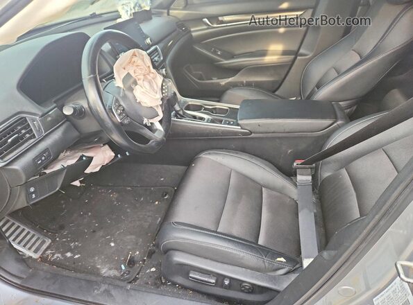 1HGCV1F31LA087865 2020 HONDA ACCORD Silver Widok wnętrza z przodu