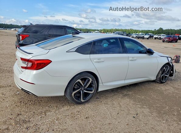 1HGCV1F31MA019907 2021 HONDA ACCORD White Trasero derecho