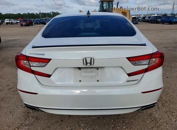 1HGCV1F31MA019907 2021 HONDA ACCORD White Vista trasera
