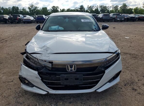 1HGCV1F31MA019907 2021 HONDA ACCORD White Vista frontal