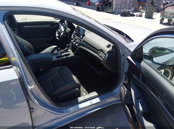 1HGCV1F31MA038991 2021 HONDA ACCORD Light Blue Вид салону спереду
