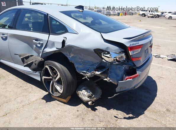 1HGCV1F31MA038991 2021 HONDA ACCORD Light Blue Вид спереду