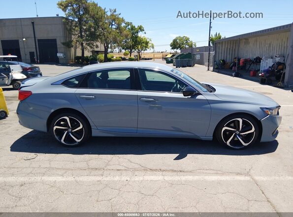 1HGCV1F31MA038991 2021 HONDA ACCORD Light Blue 