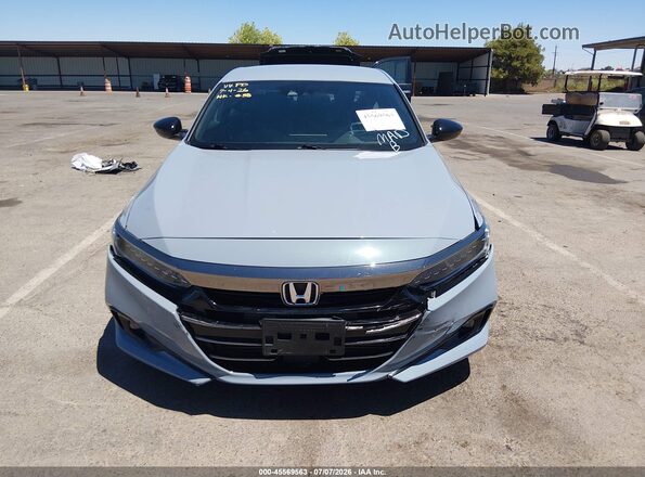 1HGCV1F31MA038991 2021 HONDA ACCORD Light Blue Панорамний вид салону 360°
