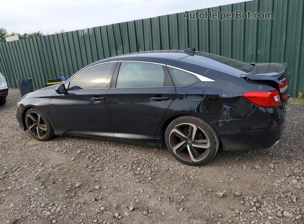 1HGCV1F31MA070968 2021 HONDA ACCORD Black Rear left