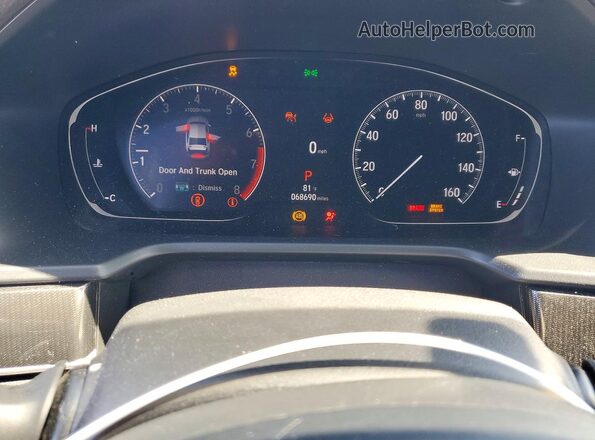 1HGCV1F31MA111034 2021 HONDA ACCORD Blue Սարքավորումների վահանակի տեսք