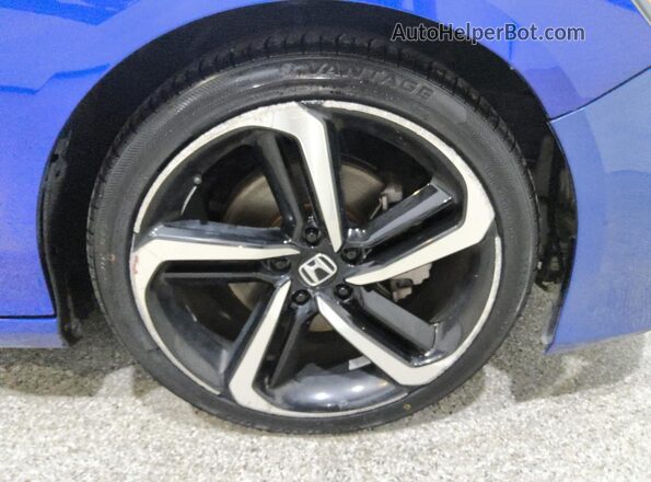 1HGCV1F31MA118727 2021 HONDA ACCORD Синий 