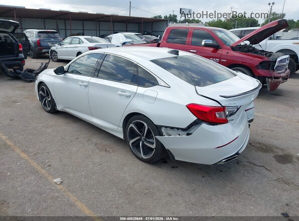 1HGCV1F31NA017074 2022 HONDA ACCORD White Trasero izquierdo