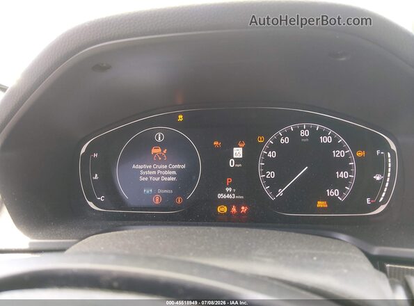 1HGCV1F31NA024137 2022 HONDA ACCORD White Vista de los asientos traseros