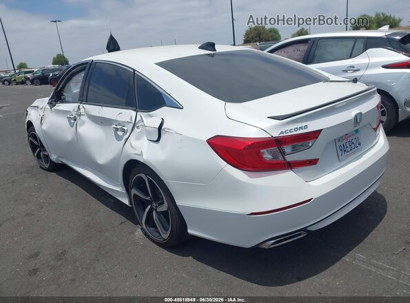 1HGCV1F31NA024137 2022 HONDA ACCORD White Trasero izquierdo