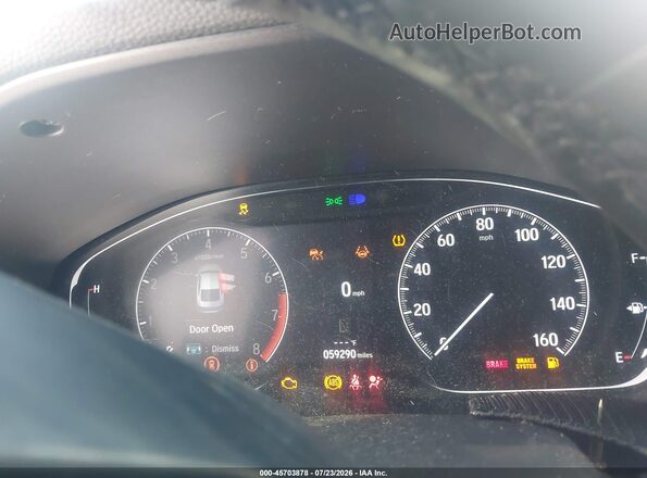 1HGCV1F31NA036952 2022 HONDA ACCORD Gray Հետևի նստատեղերի տեսք