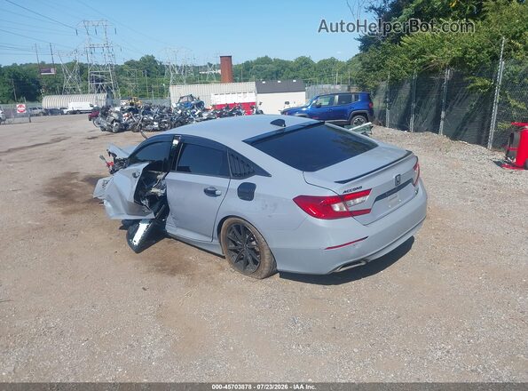 1HGCV1F31NA036952 2022 HONDA ACCORD Gray Հետևի ձախ