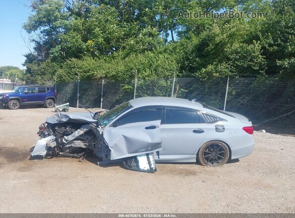1HGCV1F31NA036952 2022 HONDA ACCORD Gray Սալոնի հետևի տեսք