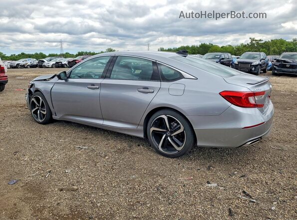 1HGCV1F31NA077839 2022 HONDA ACCORD Silver Հետևի ձախ
