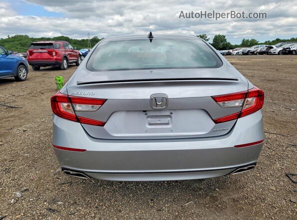 1HGCV1F31NA077839 2022 HONDA ACCORD Silver Հետևի տեսք