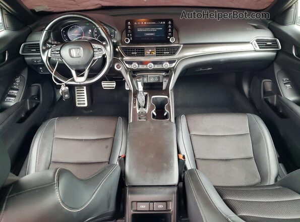 1HGCV1F31NA083916 2022 HONDA ACCORD Gray Вид панелі приладів