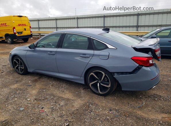 1HGCV1F31NA083916 2022 HONDA ACCORD Gray Задня ліва чверть