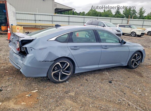 1HGCV1F31NA083916 2022 HONDA ACCORD Gray Задня права чверть