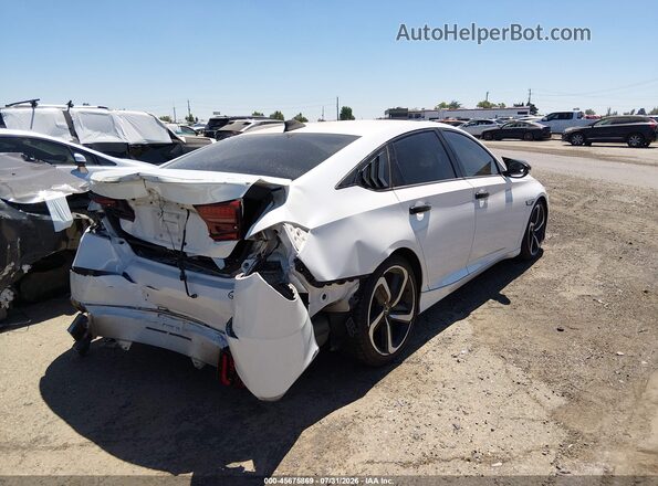 1HGCV1F32JA050417 2018 HONDA ACCORD White Tył prawy