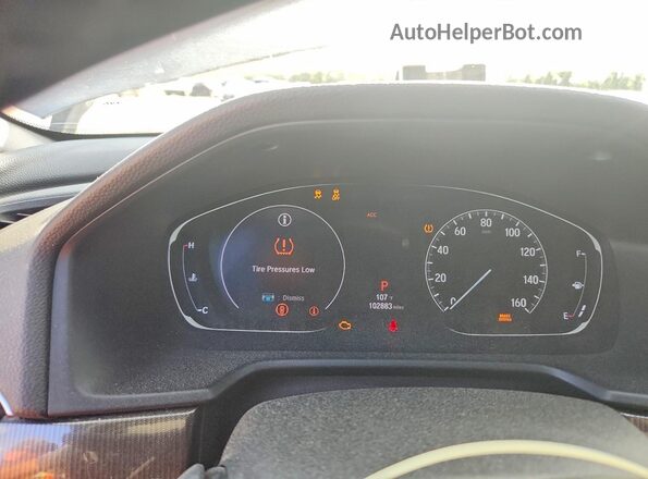 1HGCV1F32JA097687 2018 HONDA ACCORD Gray ხელსაწყოთა პანელის ხედი