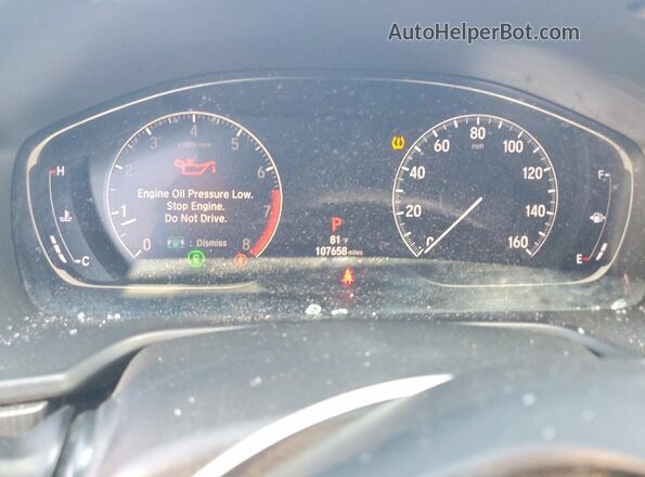 1HGCV1F32JA104346 2018 HONDA ACCORD Blue Widok zestawu wskaźników
