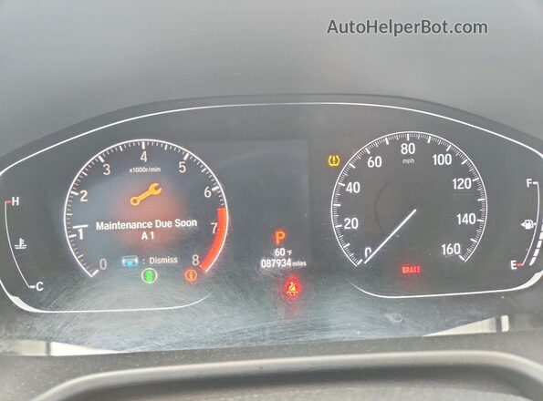 1HGCV1F32JA126055 2018 HONDA ACCORD Black Vista del cuadro de instrumentos