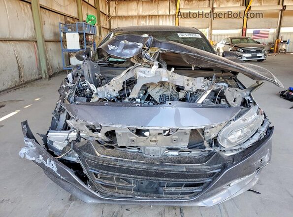 1HGCV1F32JA145849 2018 HONDA ACCORD Gray Դիմացի տեսք