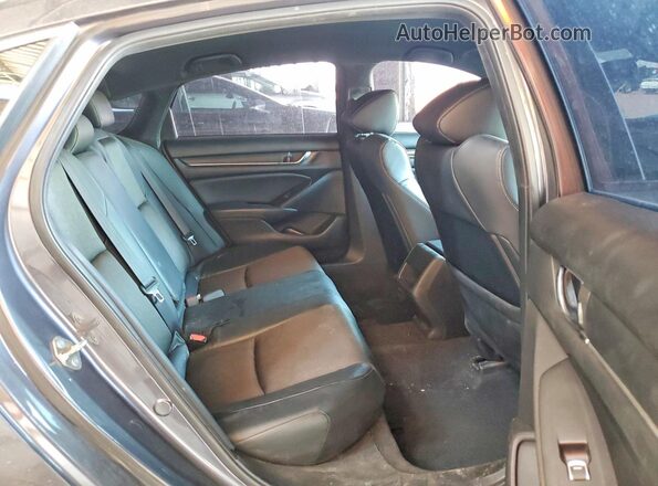 1HGCV1F32JA145849 2018 HONDA ACCORD Gray Հետևի նստատեղերի տեսք