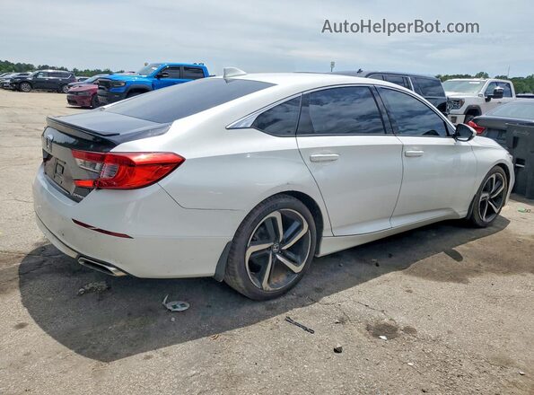 1HGCV1F32JA175420 2018 HONDA ACCORD White Tył prawy