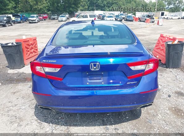 1HGCV1F32KA006435 2019 HONDA ACCORD Blue 