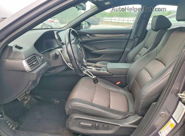 1HGCV1F32KA012154 2019 HONDA ACCORD Gray Widok wnętrza z przodu