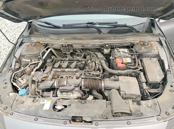 1HGCV1F32KA012154 2019 HONDA ACCORD Gray Widok wnętrza z tyłu