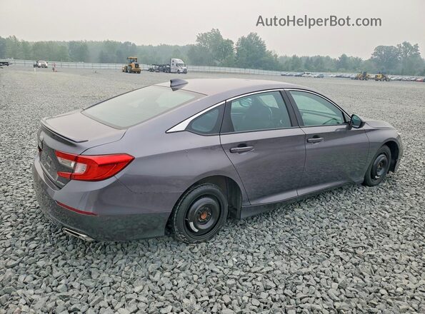 1HGCV1F32KA012154 2019 HONDA ACCORD Gray Tył prawy