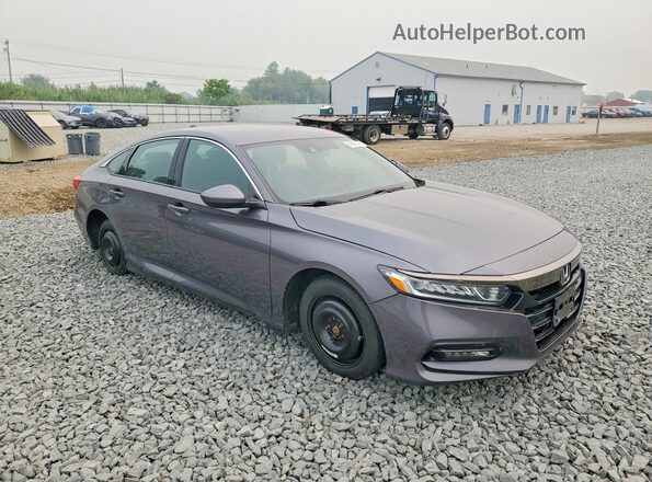 1HGCV1F32KA012154 2019 HONDA ACCORD Gray Przód prawy