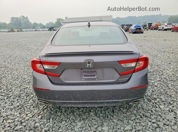 1HGCV1F32KA012154 2019 HONDA ACCORD Gray Widok z tyłu