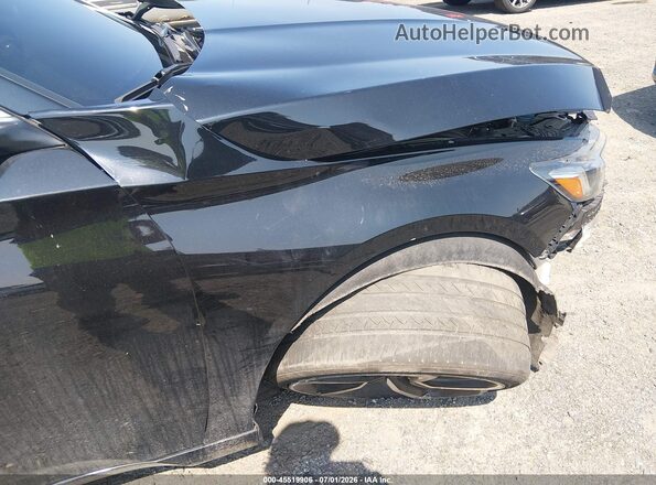 1HGCV1F32KA024692 2019 HONDA ACCORD Black Front view